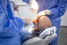 Patient in Forest getting wisdom tooth extractions